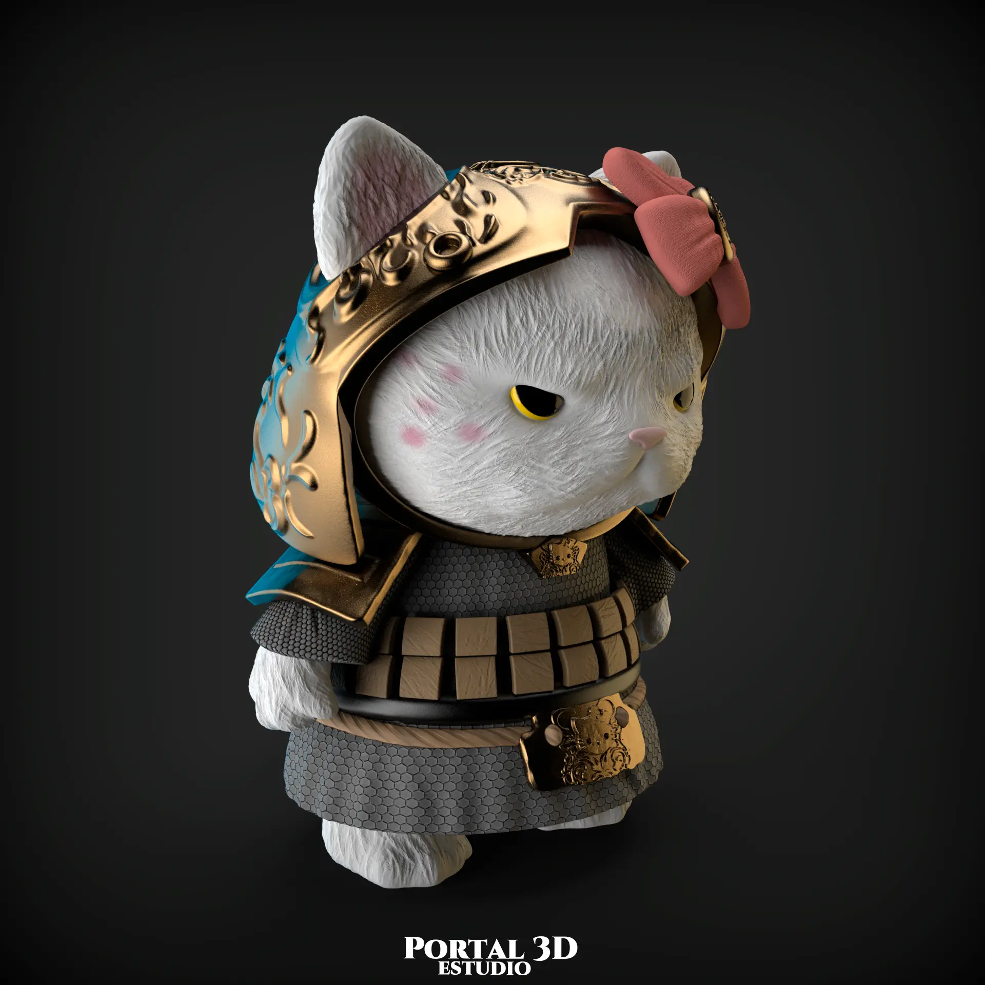 SAMURAI WARRIOR KITTEN