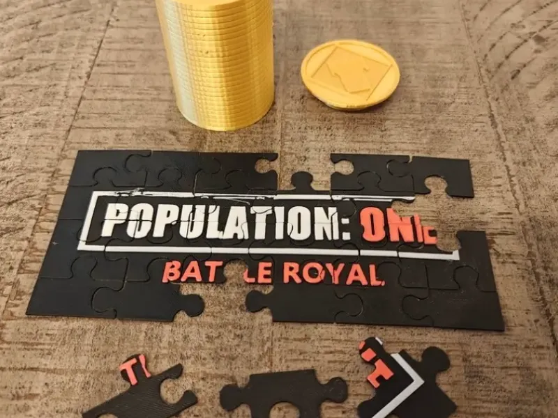 Population One Puzzle with Case