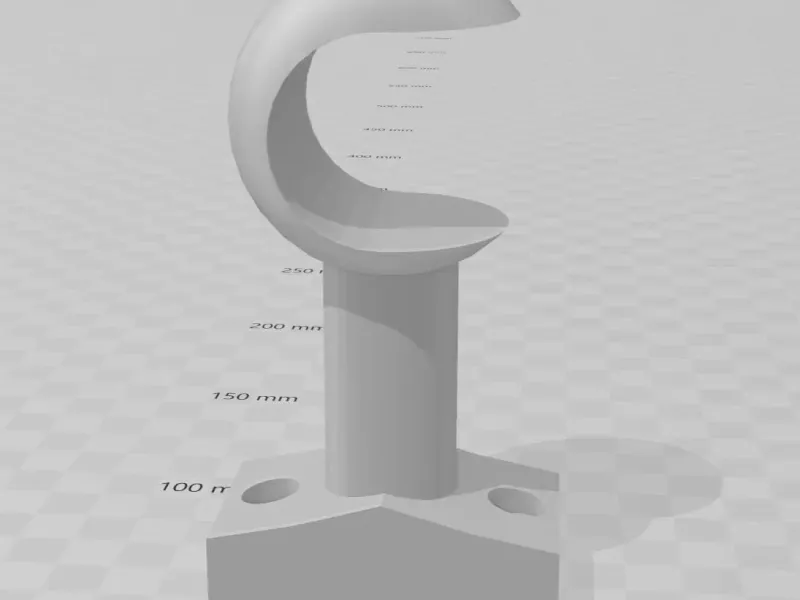 curtain rod support
