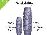 Easter Texture Rollers for clay, eggs, bunnies, chicks-5