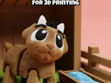 Cute Flexi Goat, STL & 3MF File (Digital Download)-5