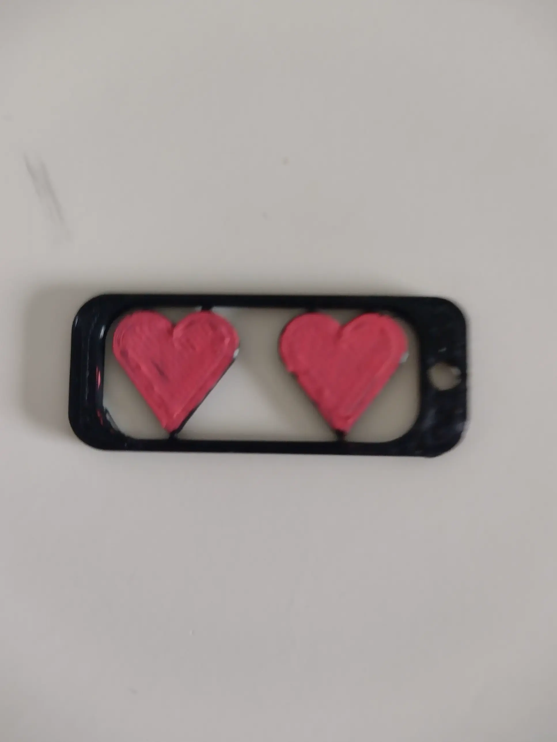 Valentines Hearts Keyring (V2)