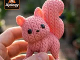 Knitted Cute Squirrel – STL & 3MF Files for 3D Printing-1