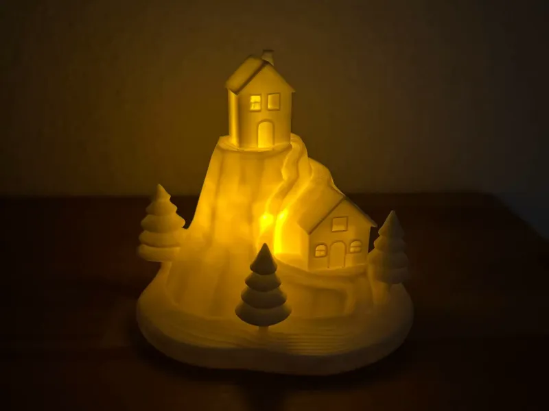 Winterberg mit LED Leuchtfunktion