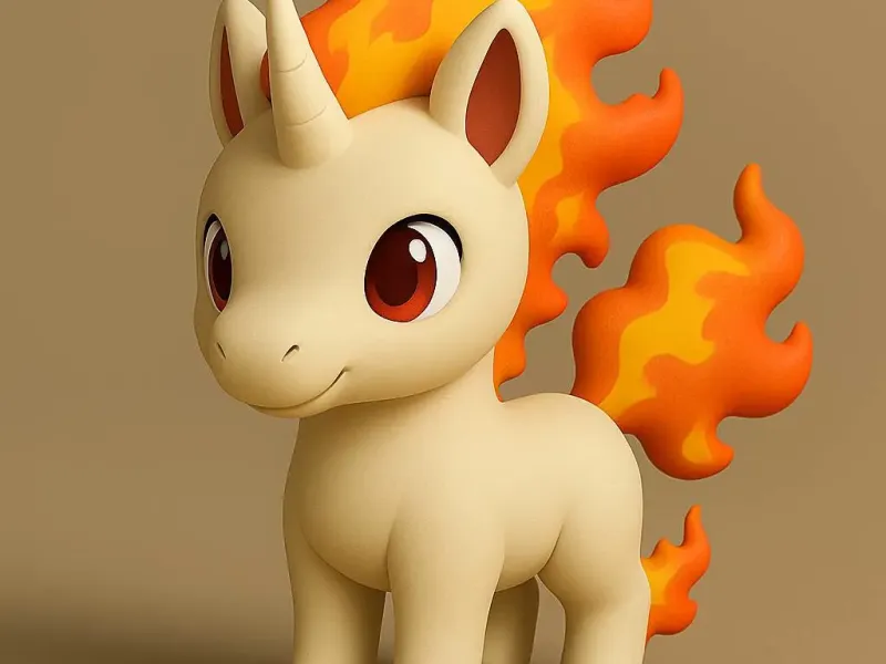 Rapidash Pokemon Chibi