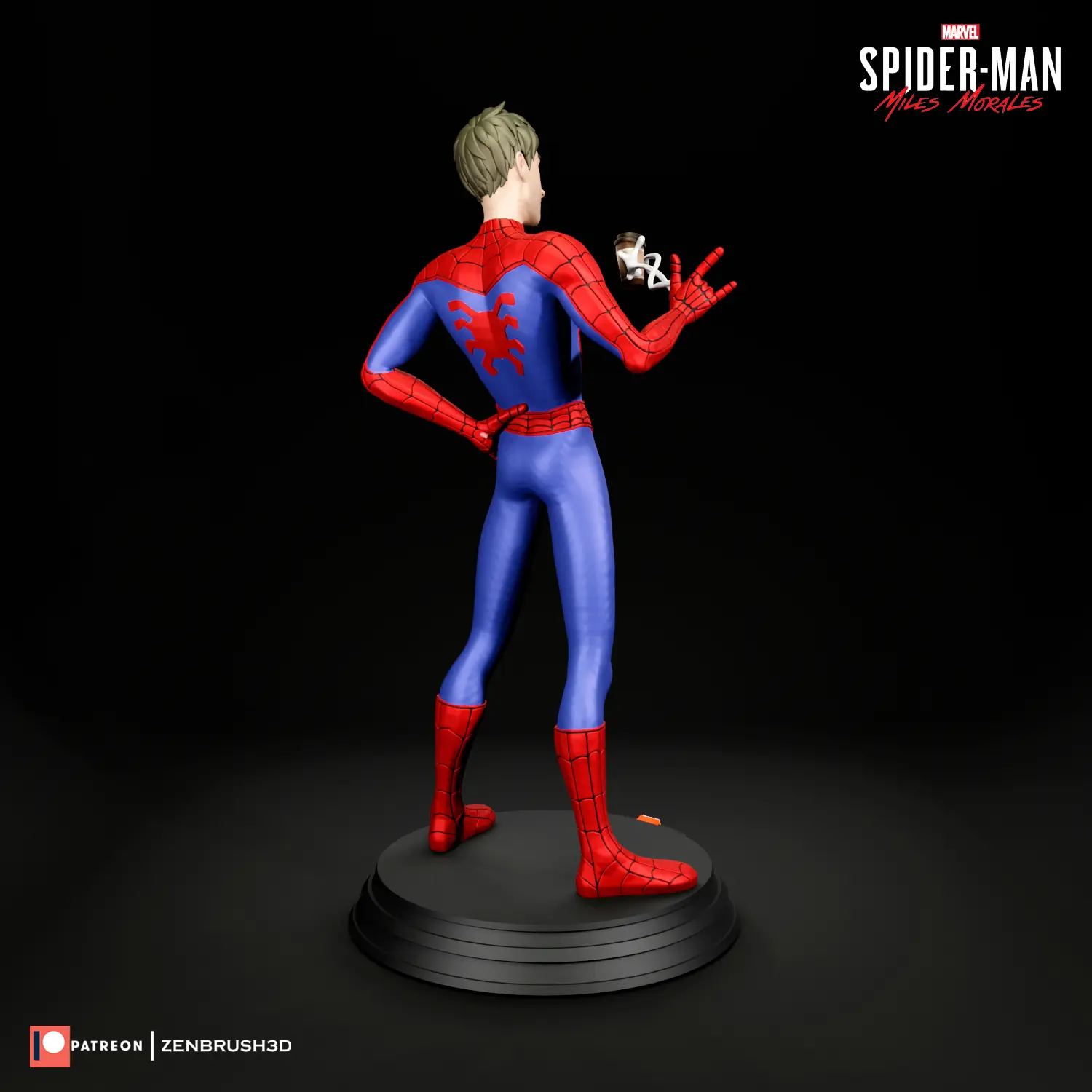Peter Parker B - Spider-Man Attraverso lo Spider-Verse Stampa 3D