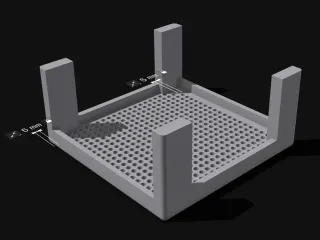 Mini PC basket/table
