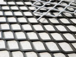 Expanded Metal Raised & Flat Diamonds