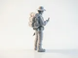 Explorer Navigating Adventurer Figurine 3D Printable-2