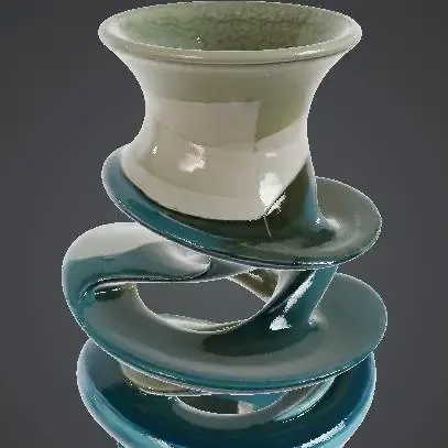 Vase , spiral, decor,