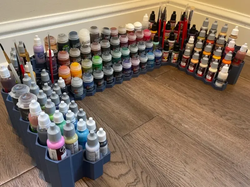 Modular Citadel/Vallejo Paint Rack 