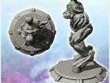 Alien creature with round antennas and no arms (4) - science-4
