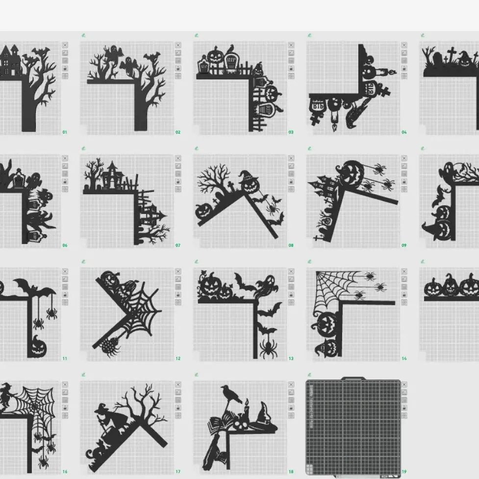 The Halloween Haunting Door Corners