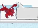 Card holder with charzard-0