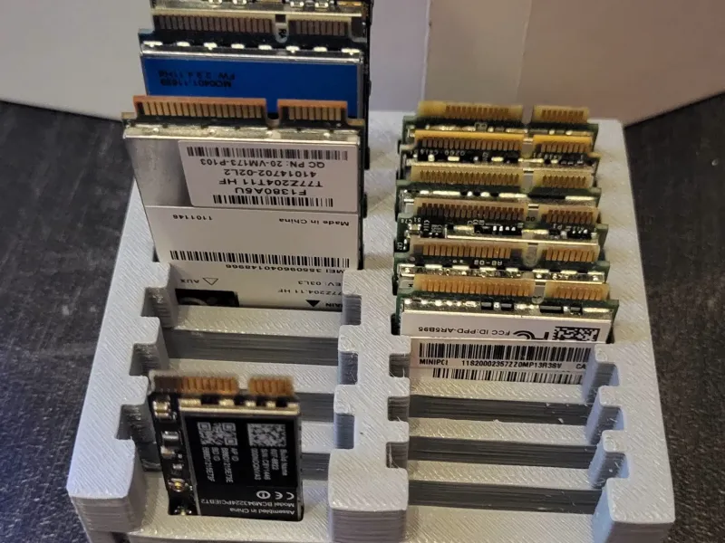 Mini-PCIe Houder, Laptopkaarten, Steekkaarten, Houder