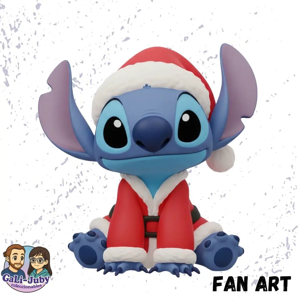 Funko Pop Fan Art Stitch Santa Claus