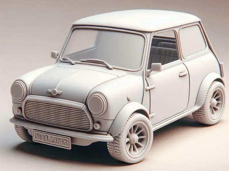 Mini Cooper – Classic Compact Car 3D Printable Model