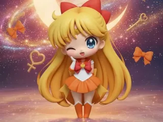 Sailor Venus Chibi 3D Model