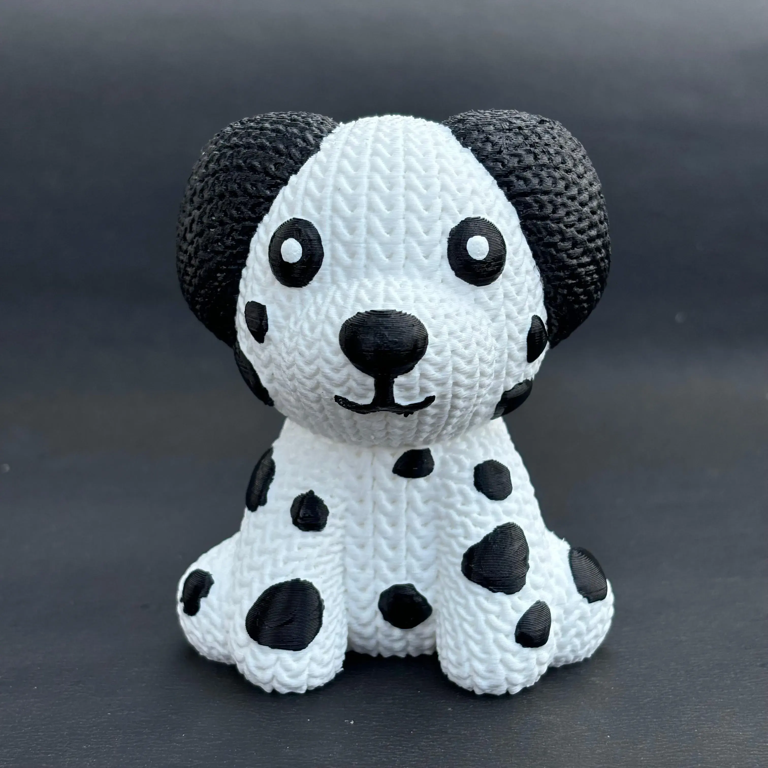 Knitted Dalmatian