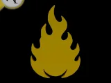 Simple Flame Symbol - 2D Art-0