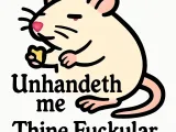 Funny Rat Keychain-0