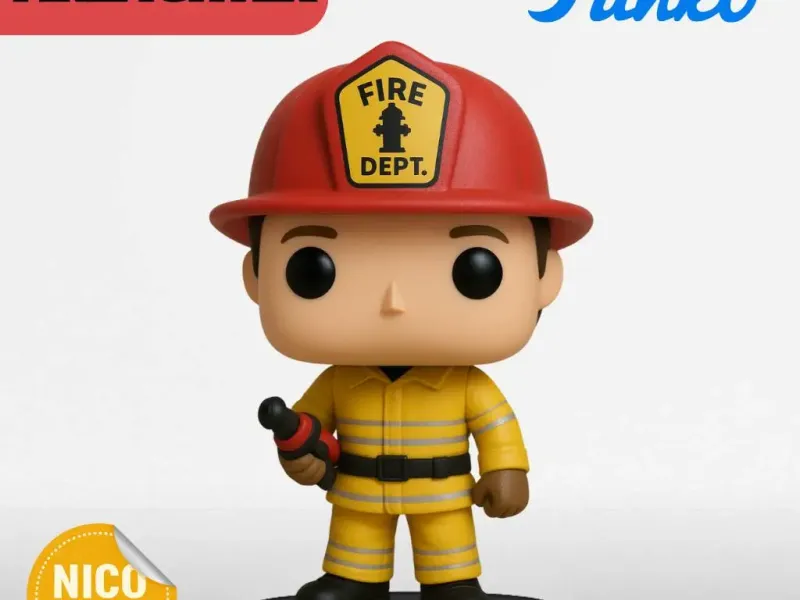 Firefighter Funko Pop - Male