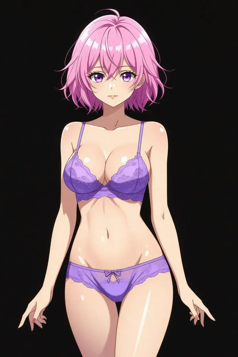 Figura de anime con lencería sexy