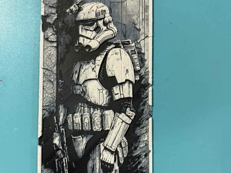 Storm Trooper Hueforge art