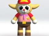 Aj Alpaca STL file 3D Model Roblox Piggy 3mf Multicolor-0