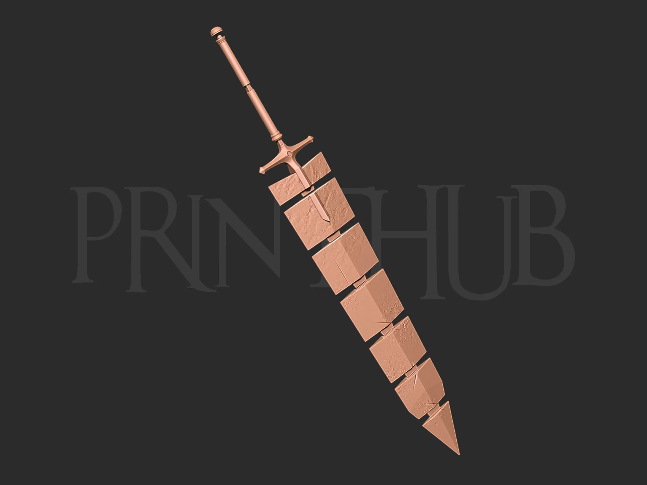 Espada Asta Caçadora de Demónios - Arma Black Clover