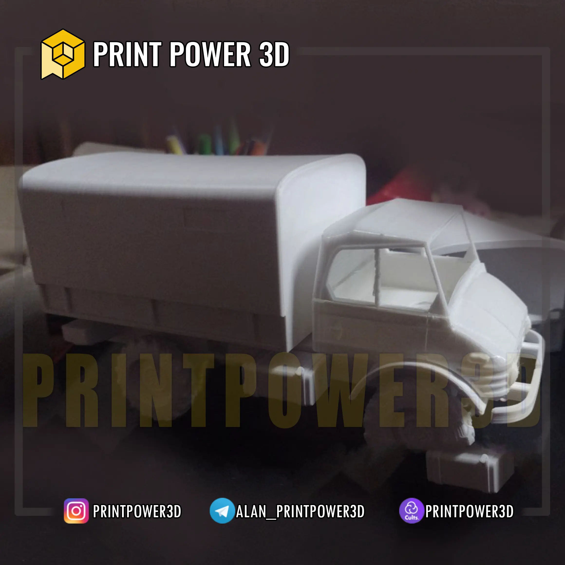 MERCEDES UNIMOG 416 PRINTABLE TRUCK