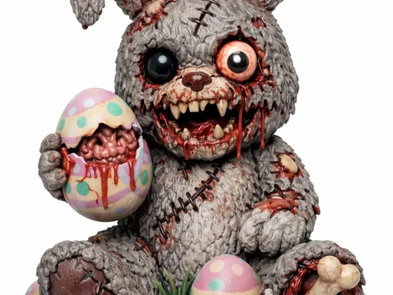 creapy easter bunny
