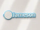 Golf Name Keychain - Jameson-1