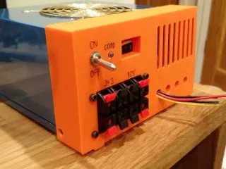 Power Supply Panel for ATX PSU with spring loaded connectors