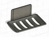 Wall-Mounted Draining Soap Dish with Removable Mounting Brac-2