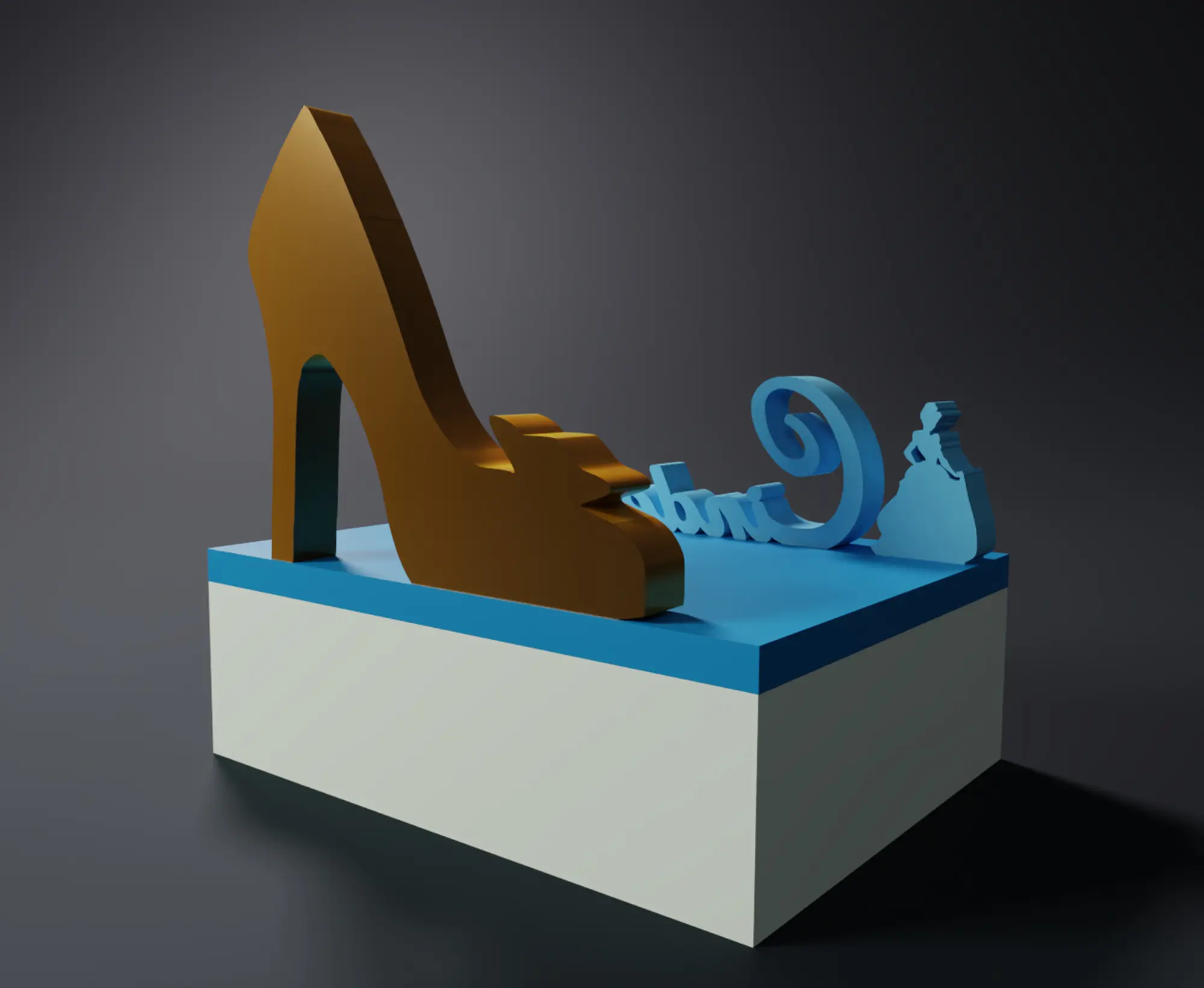 DISNEY PRINCESS CINDERELLA BOX - SHOE VERSION