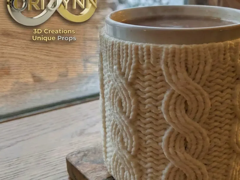 The Nordic Knitted Mug Sleeve