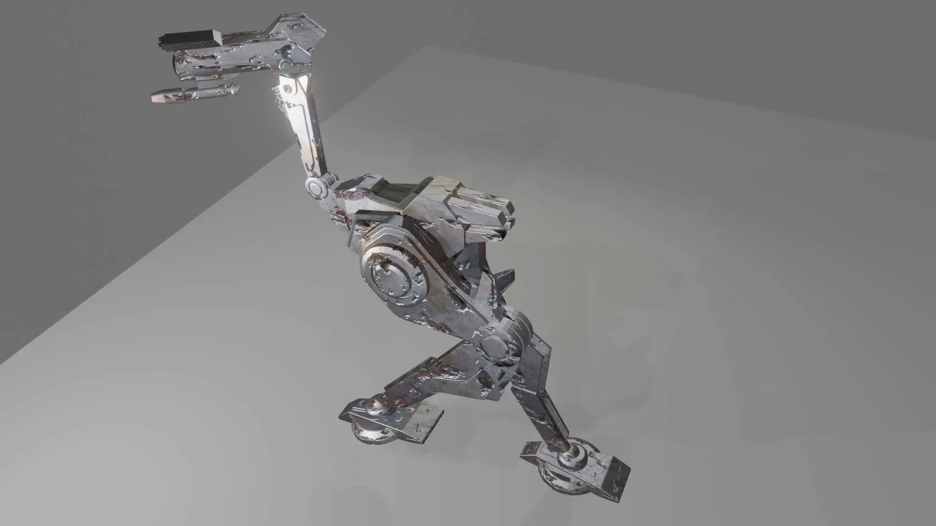 Sci-fi Robot Vehicle All Terrain for 3D Print