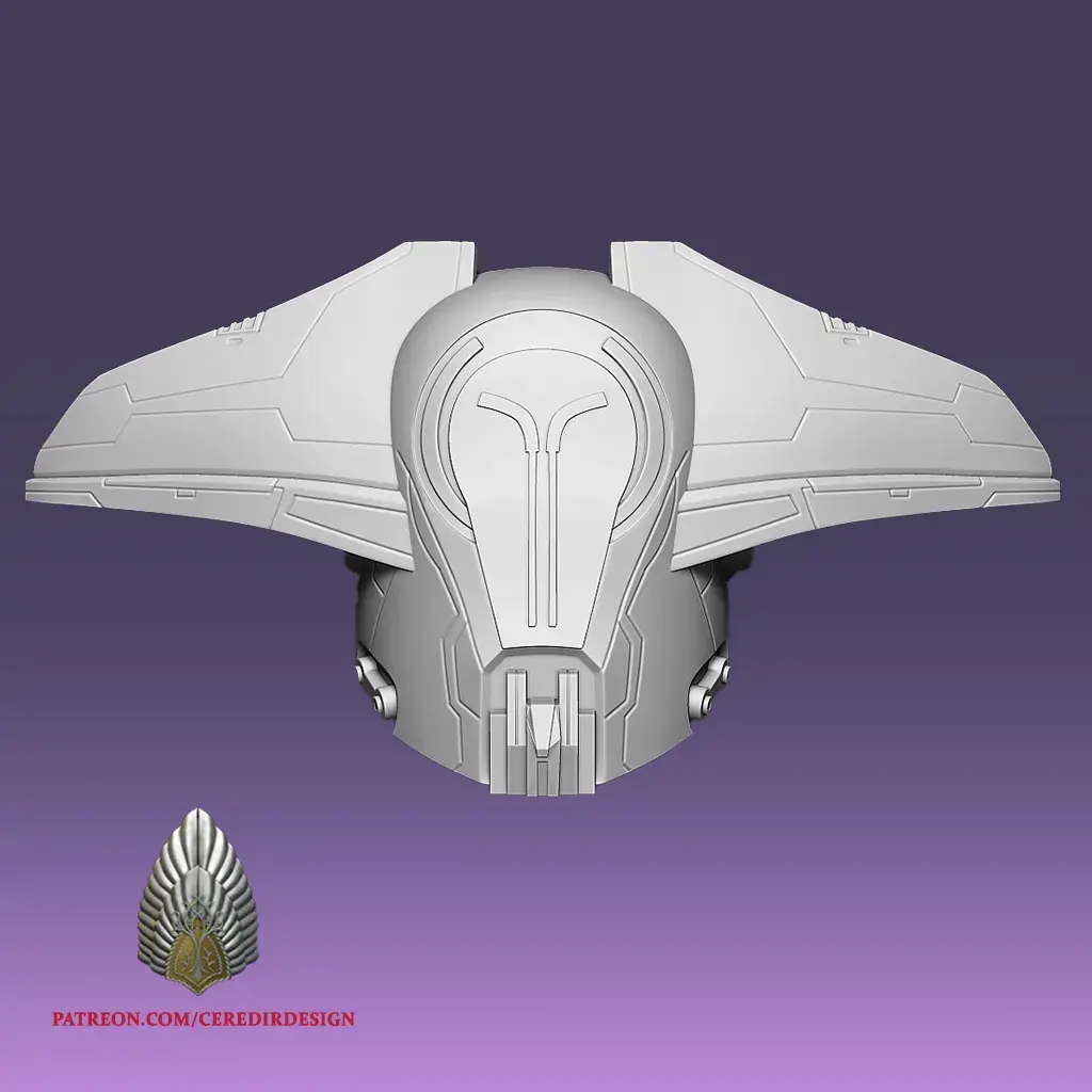 Kellic Bounty Hunter helmet star wars 3d digital dl