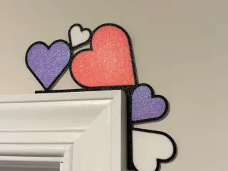 Valentine's Day Heart door corner