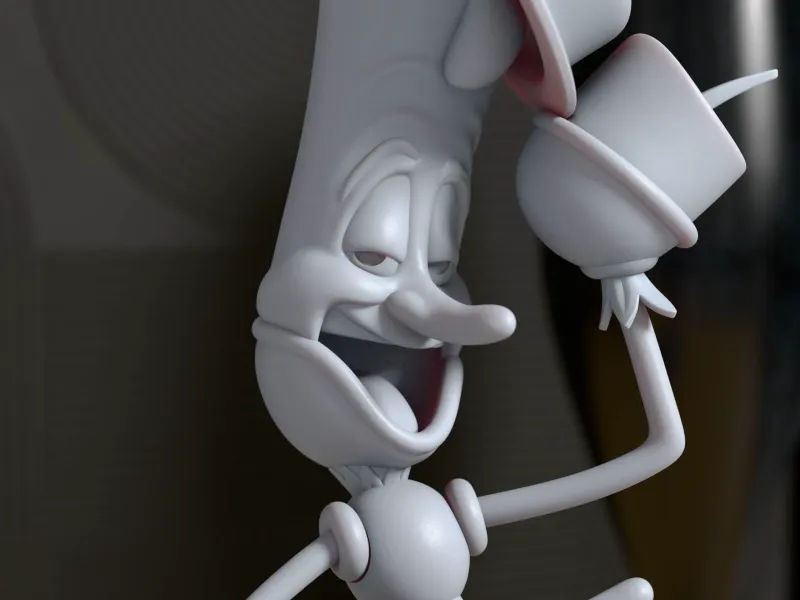 Lumiere Fan Art Sculpture | Beauty and the beast