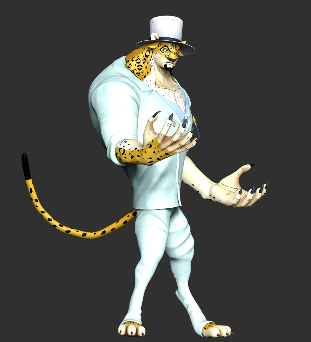 Rob Lucci beast form Leopard - One Piece