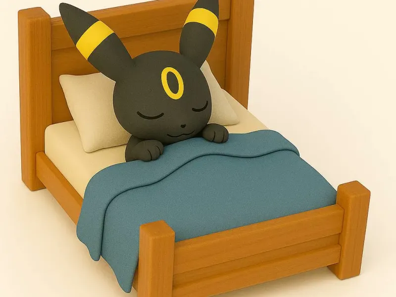 pokemon umbreon bed time