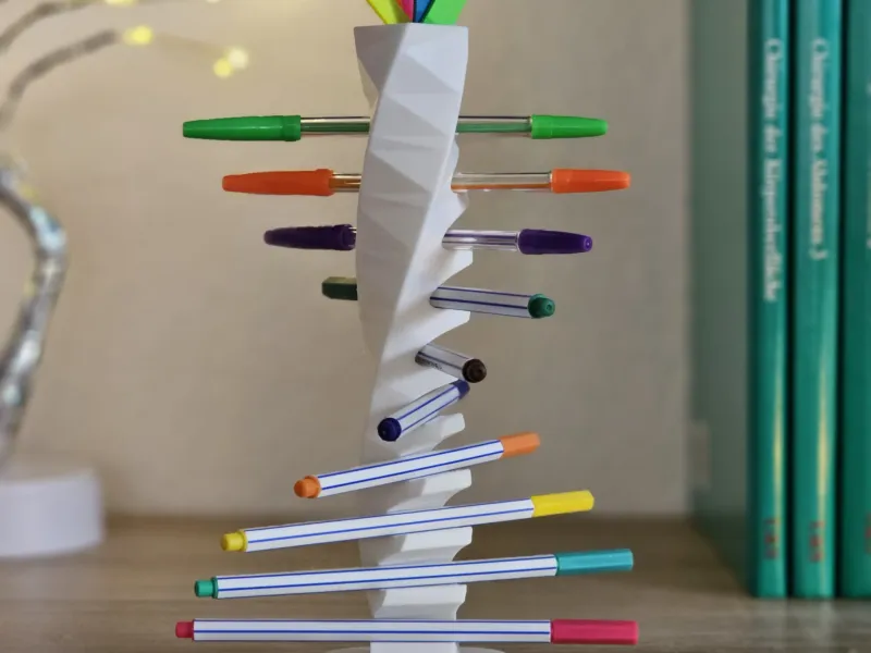 Support spiral pour stylos/maquillage