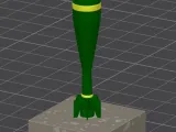 Multicolor Decorative Missile STL3MF-6