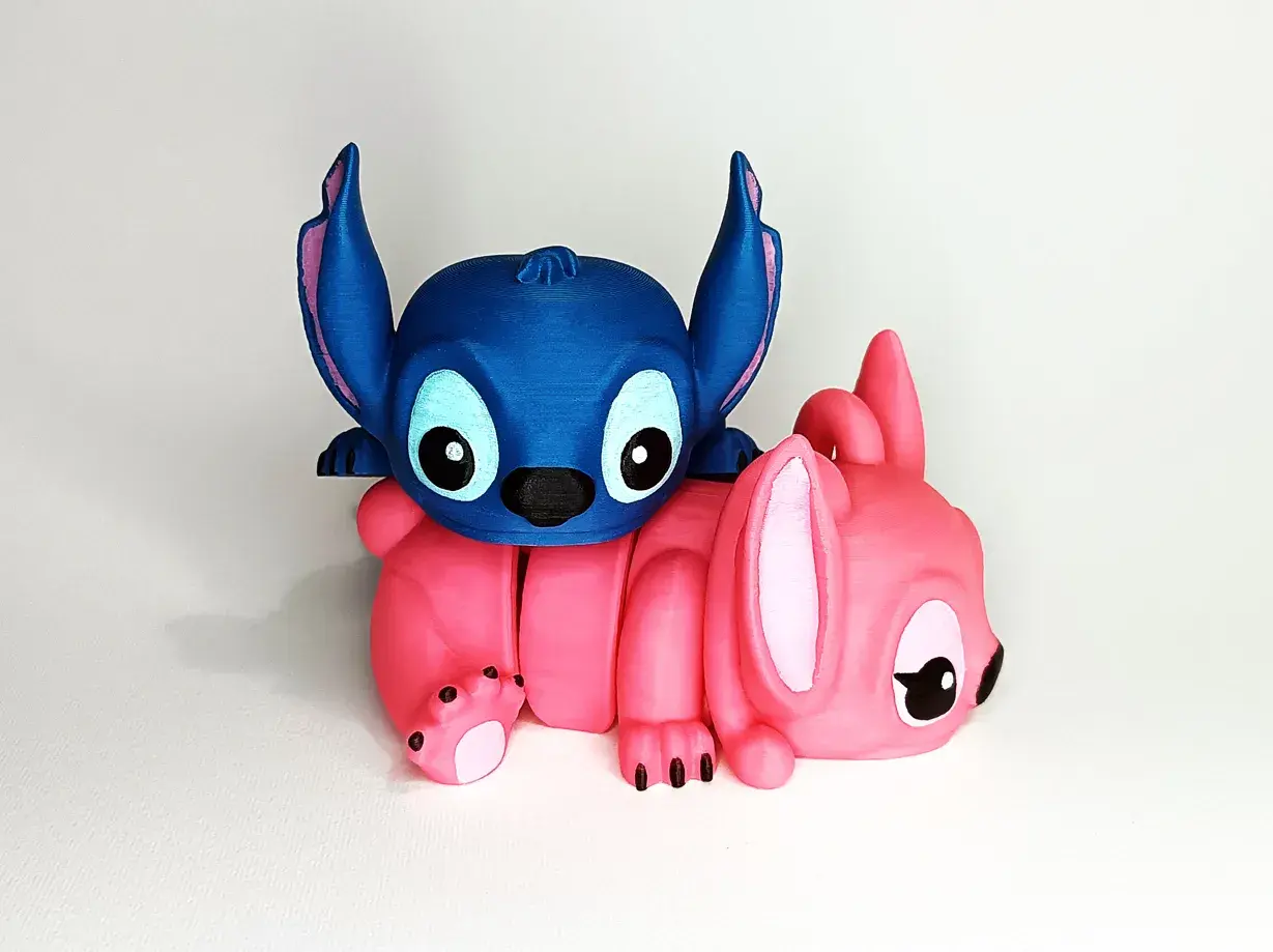 Flexi Angel Toys, Keychain, Magnet (STL+3MF)