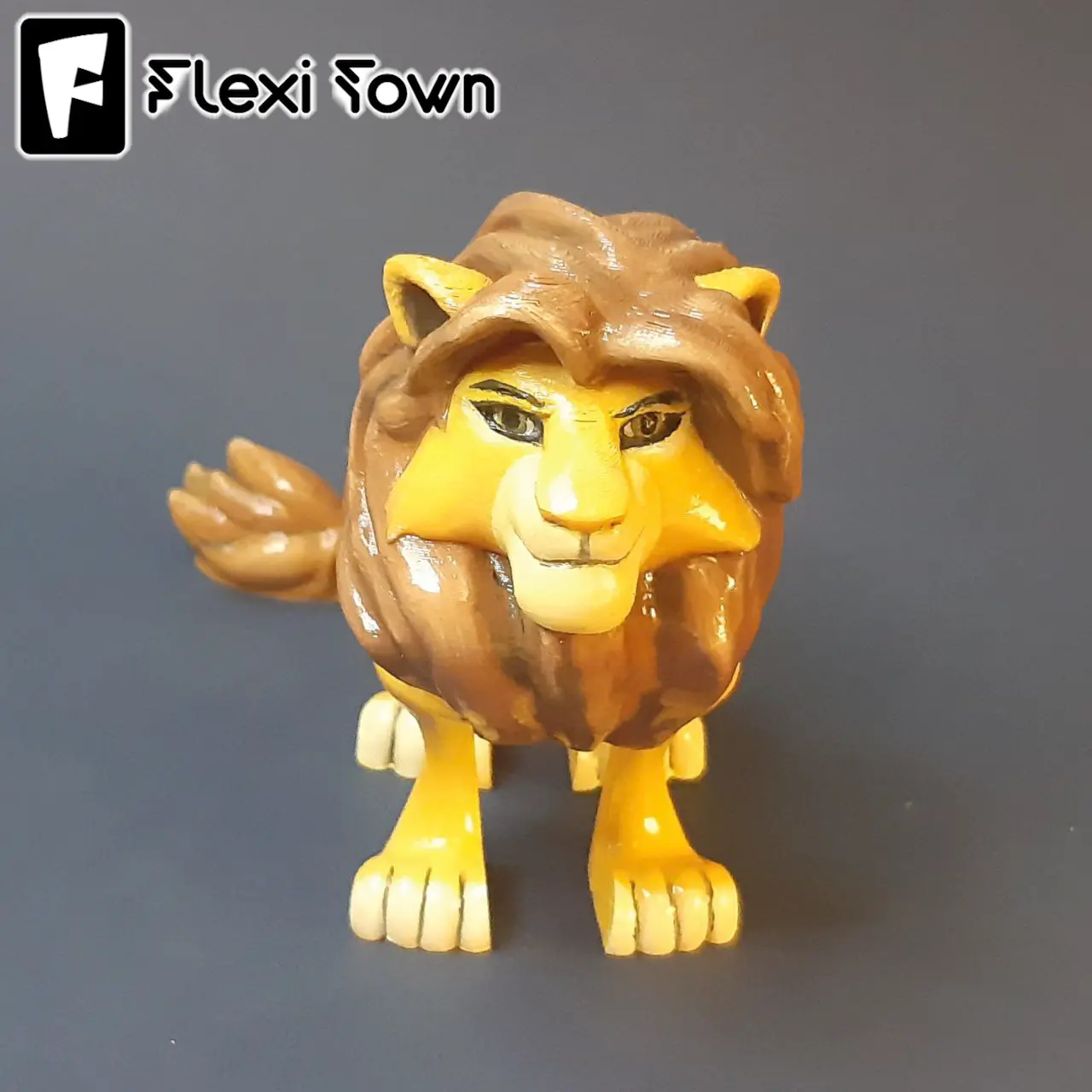 Flexi Print-in-Place Lion, Le Roi Lion, Simba