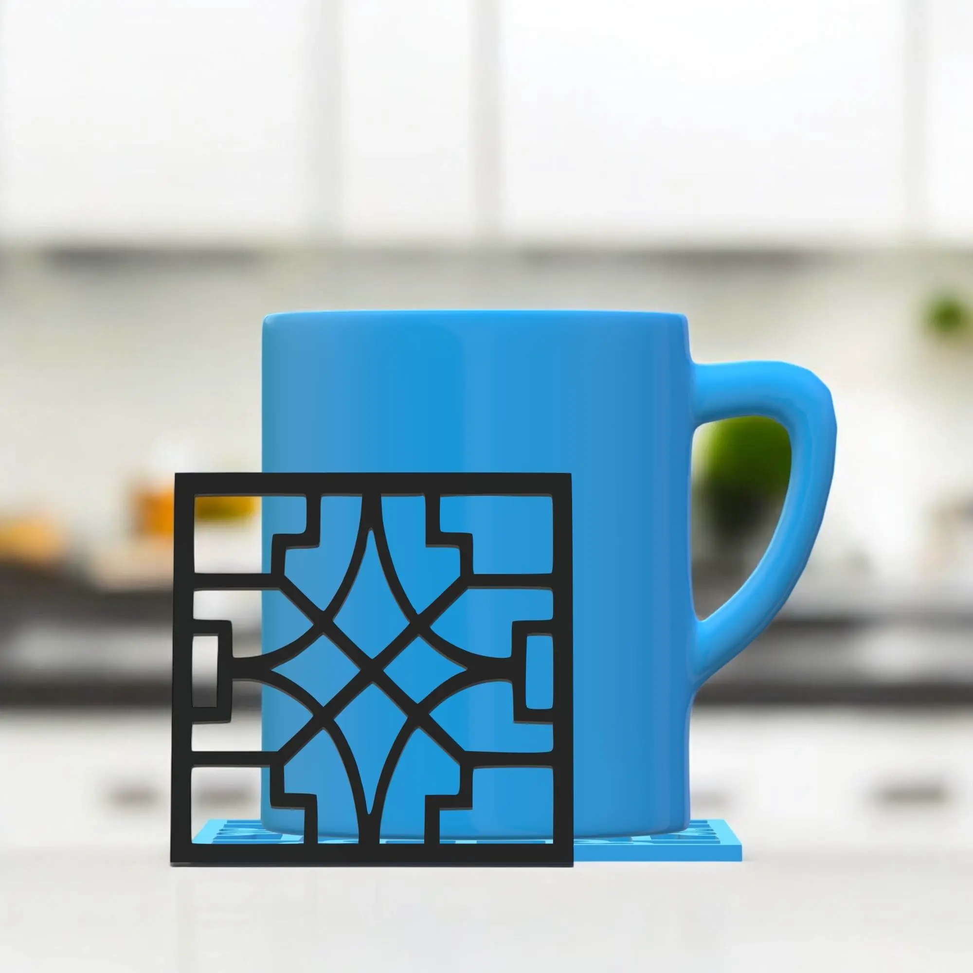 Coffee, Tea, Wine, Bear Coaster