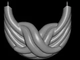X  pendant 3d model-8