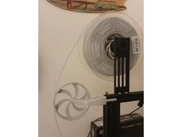 Ender 3 Filament Guide w/Roller